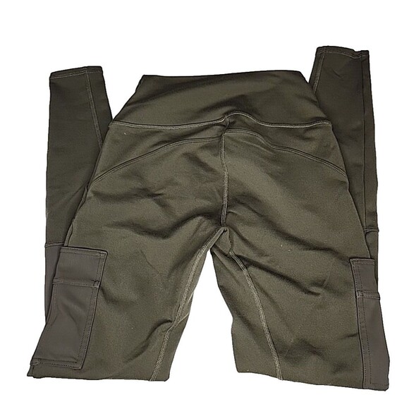 ALO High Waisted Yoga Legging Olive Size XS RN # 87370 EUC - Picture 2 of 5